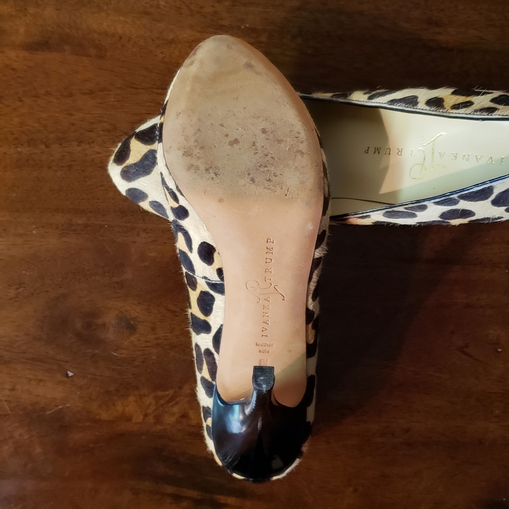Ivanka Trump Leopard Print Heels sz:8 - Picture 7 of 8